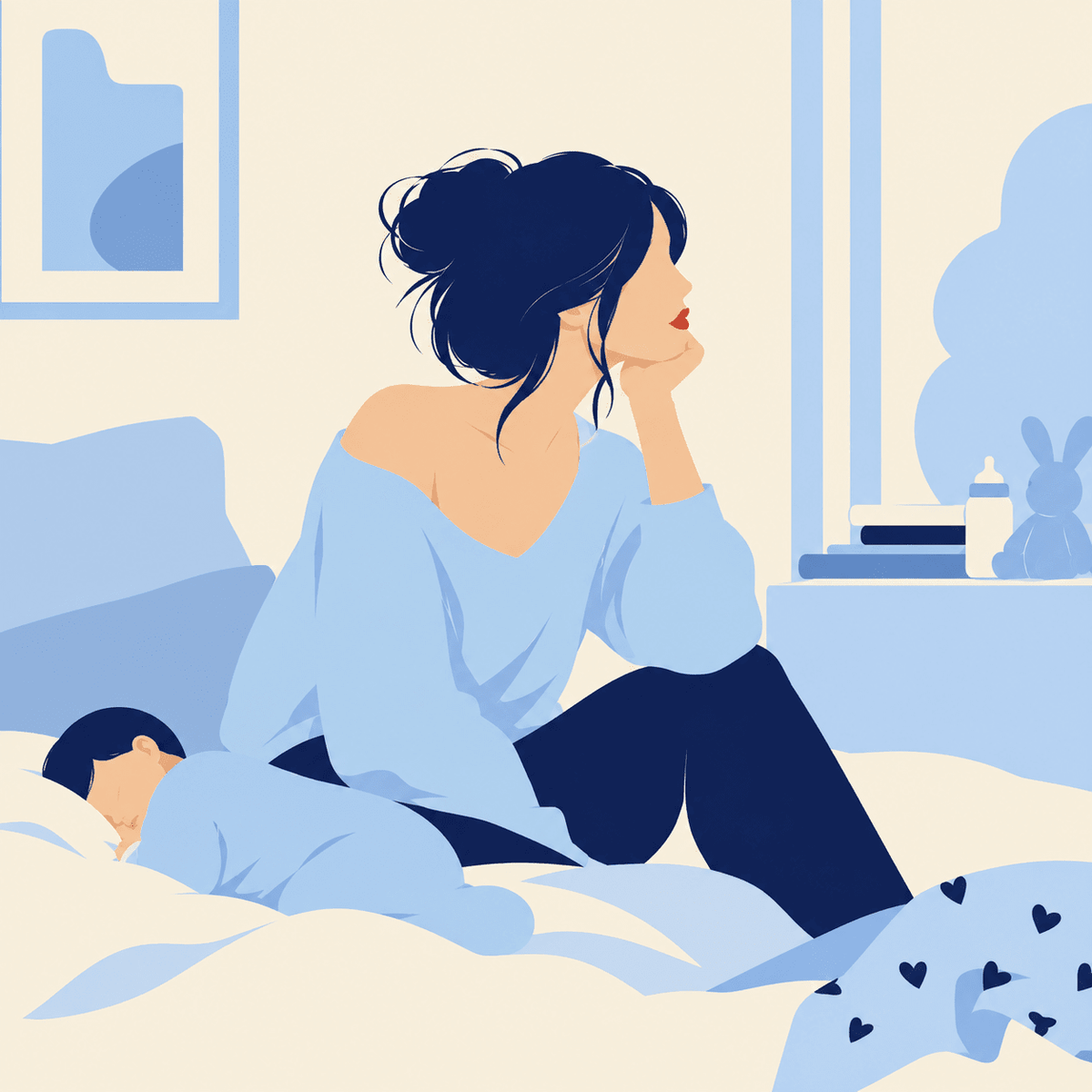 Baby blues après l'accouchement : symptômes, durée et conseils pour le traverser - Puissante Image