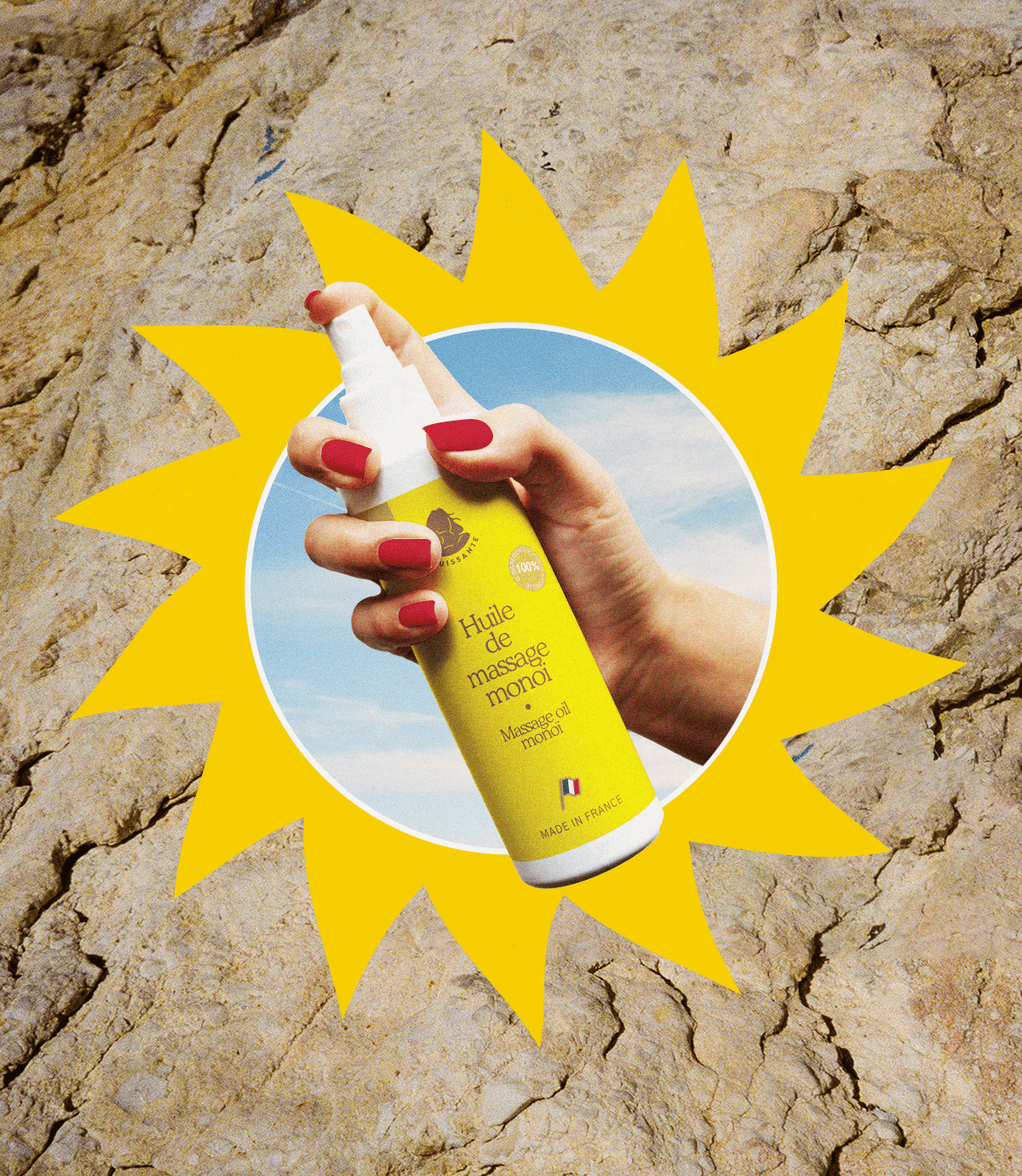 Huile de Massage Monoï Bio - Huile massage - Puissante